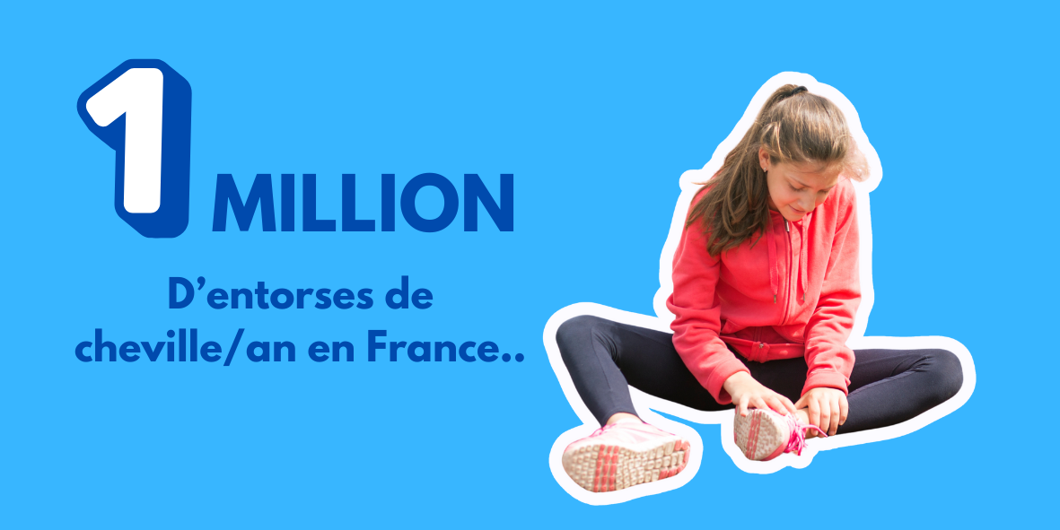 entorse cheville en france